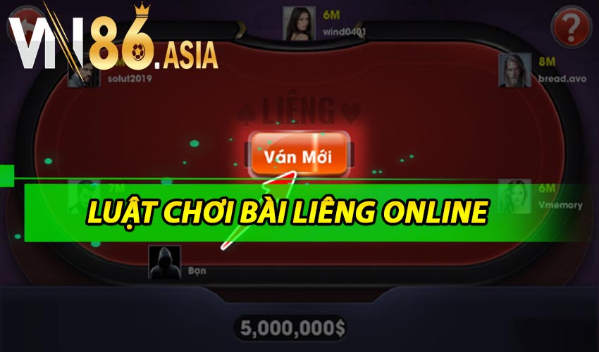 Luật chơi Liêng online trên Vn86